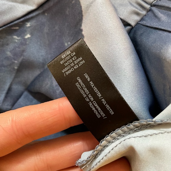 NWT Simons Icone x Catherine Simard Satin Printed Midi Skirt - Picture 7 of 8